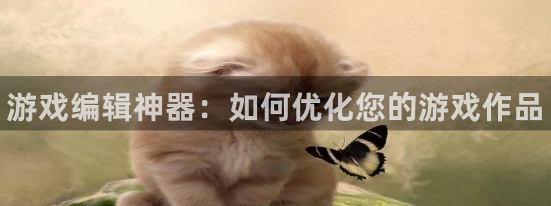 天美娱乐注册账号：游戏编辑神器：如何优化您的游戏作品